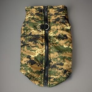 DROOLINGDOG THE PERFECT PUFFER DOG VEST COAT SIZE M CAMO